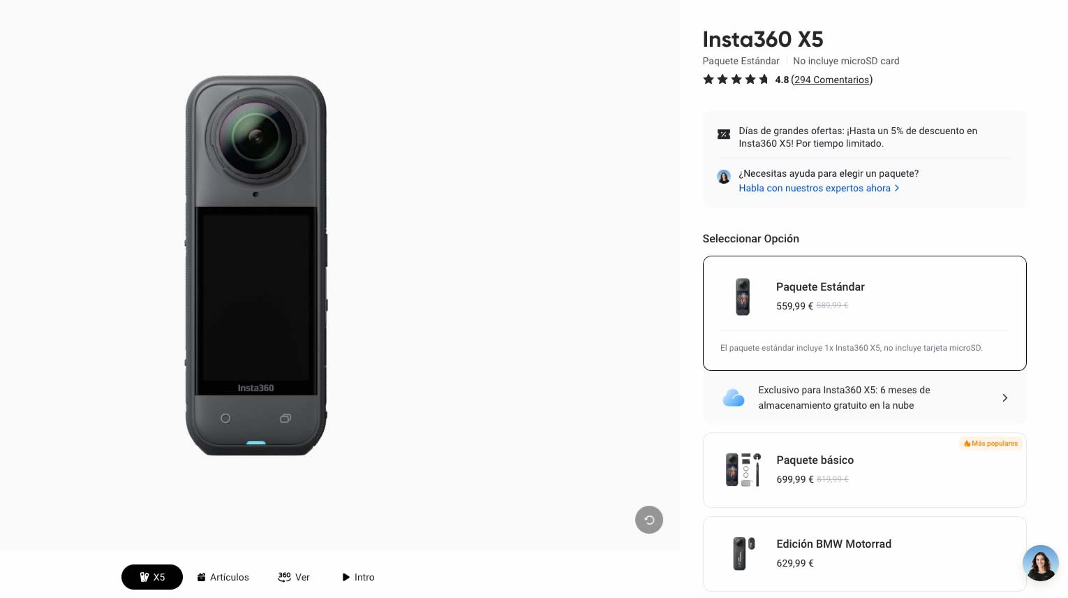 Insta 360 X5